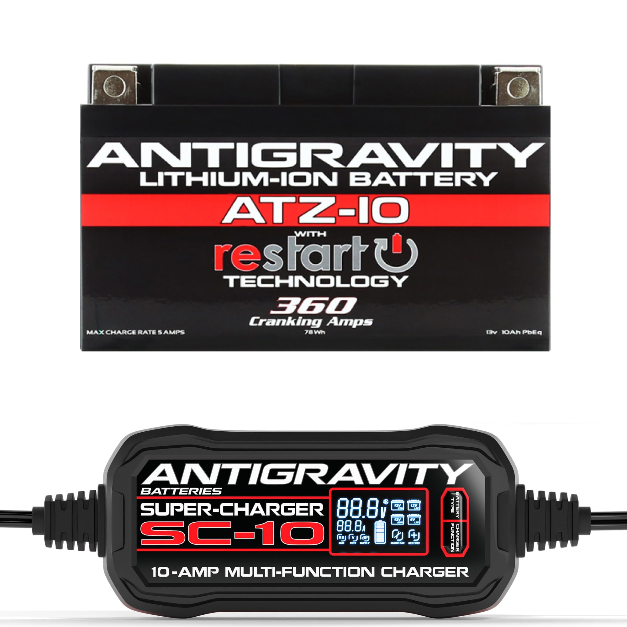 Amazon.com: Antigravity ATZ10-RS Lithium Battery + SC-10 Super